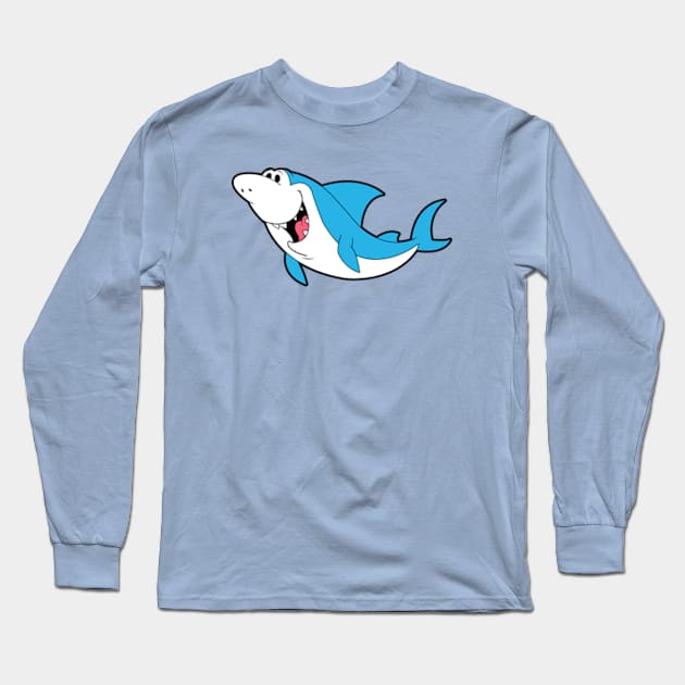 Jabberjaw Long Sleeve T-Shirt by mighty corps studio